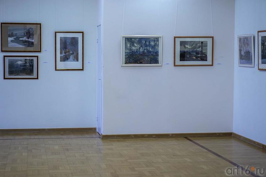 Фрагмент экспозиции юбилейной выставки Гусманова Р.А.::Гусманов Рашид Аскарович