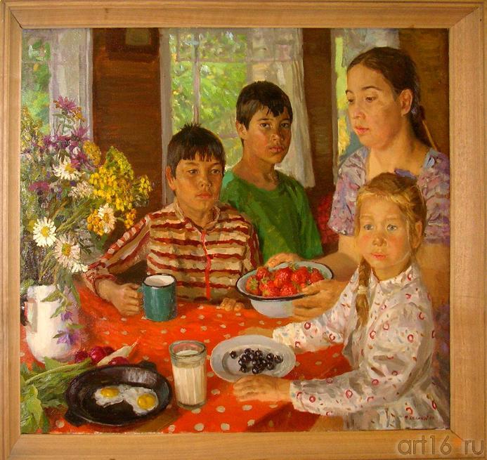 Семейный портрет. 1994::Фиринат Халиков.