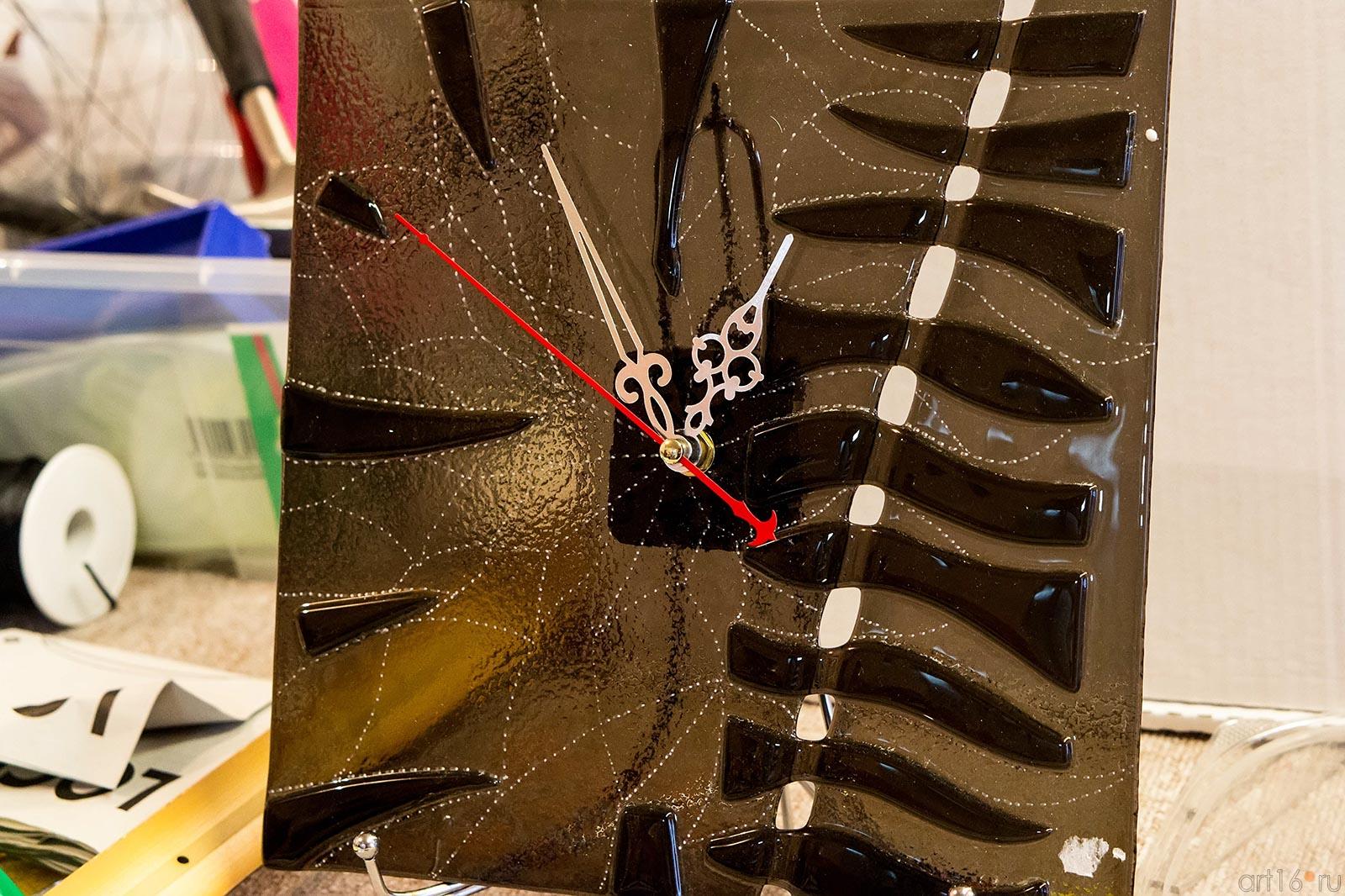 Часы.  Фьюзинг. Дом Стеклянного творчества, Казань::Дом стеклянного творчества