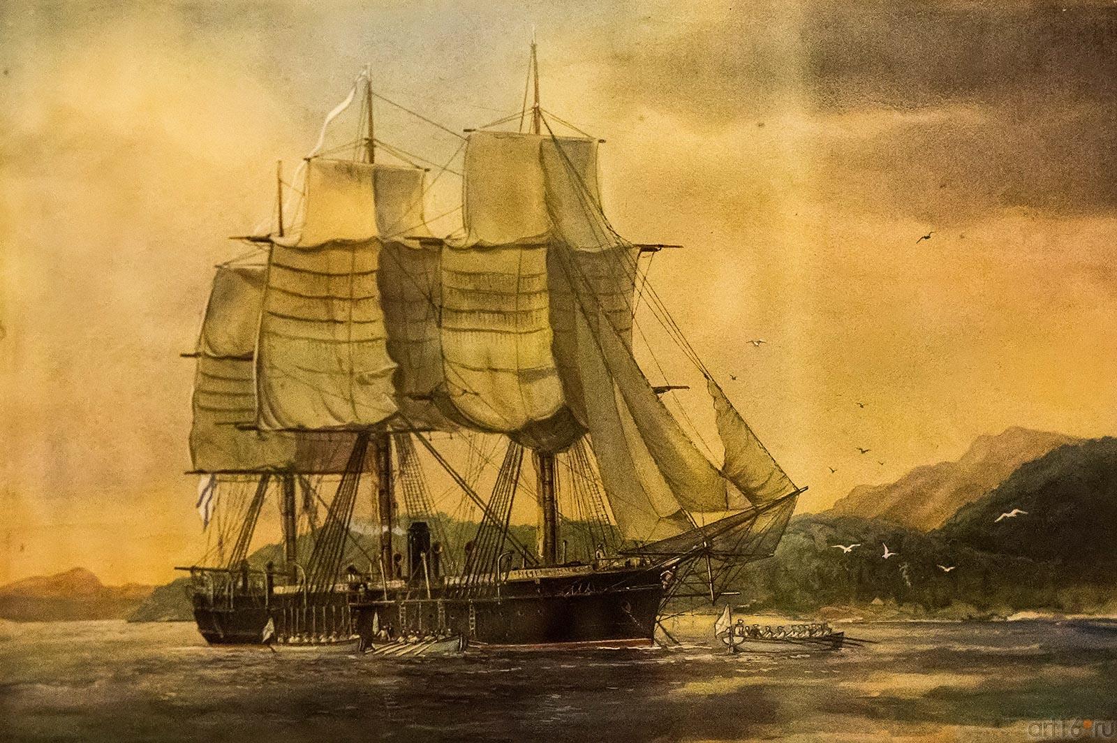 Русский парусно-винтовой корвет ʺВитязьʺ. Е.В. Войшвилло, Б.М. Стародубцев::Путешествие вокруг Света