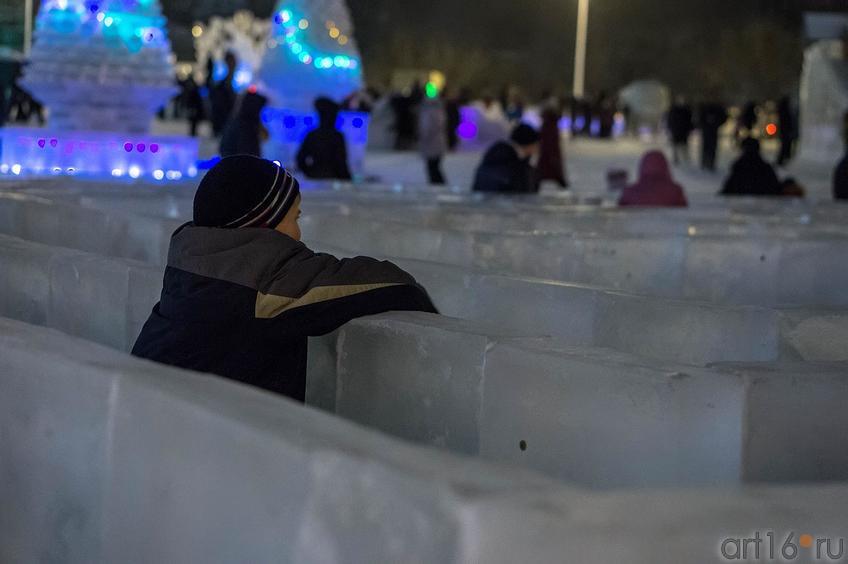 Ледовый городок, кукольный театр «Экият»::"Старый новый год" , прогулка по Казани