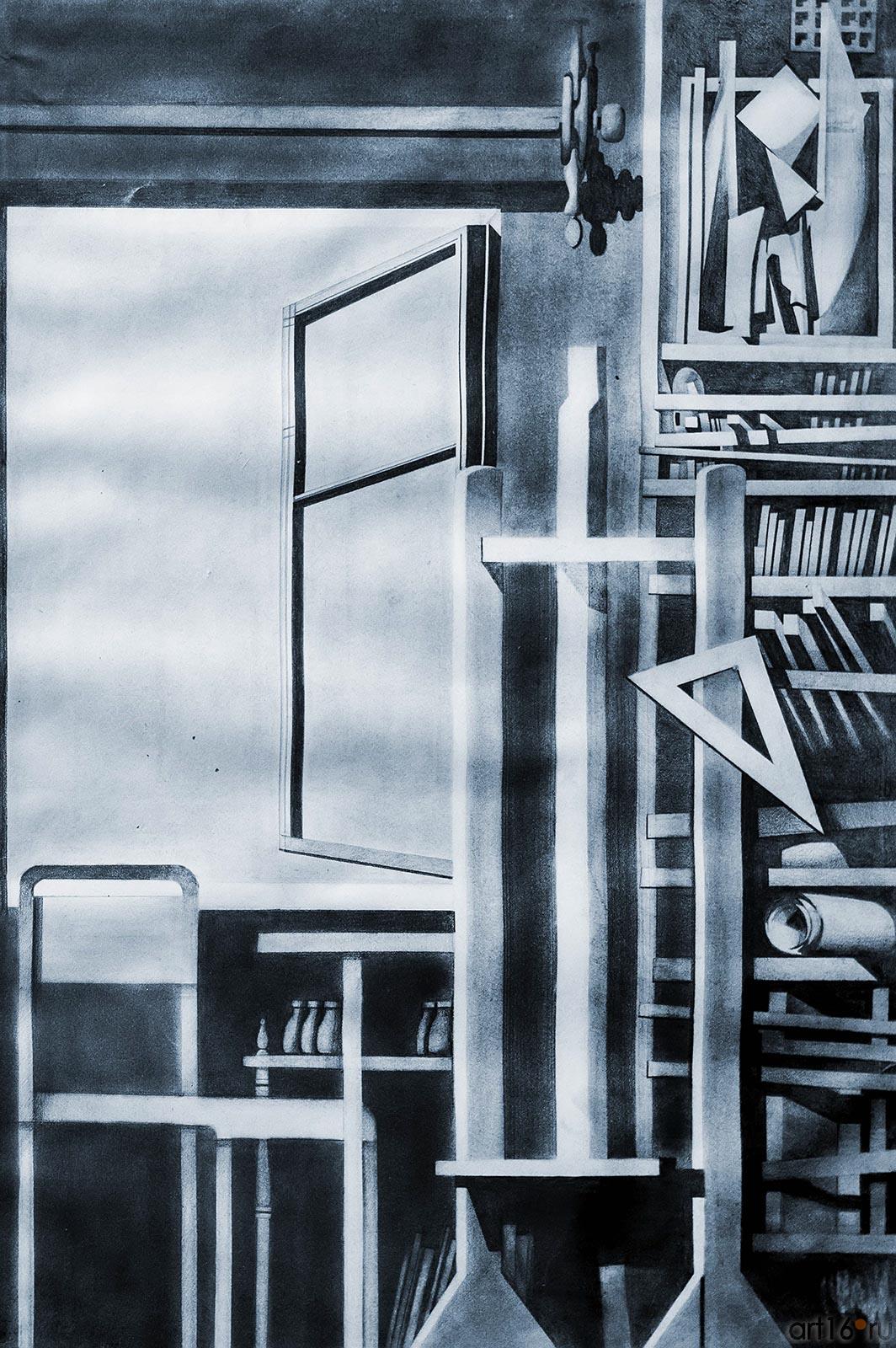 СКАЧКОВА ИРИНА Камский институт искусств и дизайна г.Набережные Челны ИНТЕРПРЕТАЦИЯ ПО ЛЮБИМОМУ ХУДОЖНИКУ Бумага, карандаш::Про-карандаш