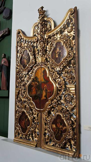 Царские врата, нач. XVIII, из с. Орел::Пермская Государственная художественная галерея, 2012