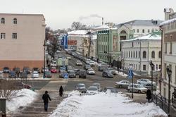 Вид на главный дом городской усадьбы Урванцевых (К.Маркса,11) со стороны ул. Миславского