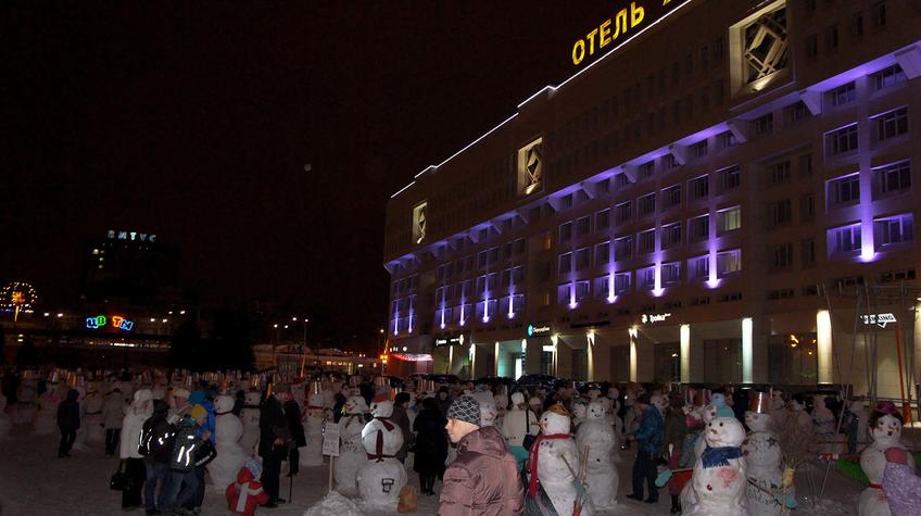 Фото №90328. Парад снеговиков в Перми. Январь 2012