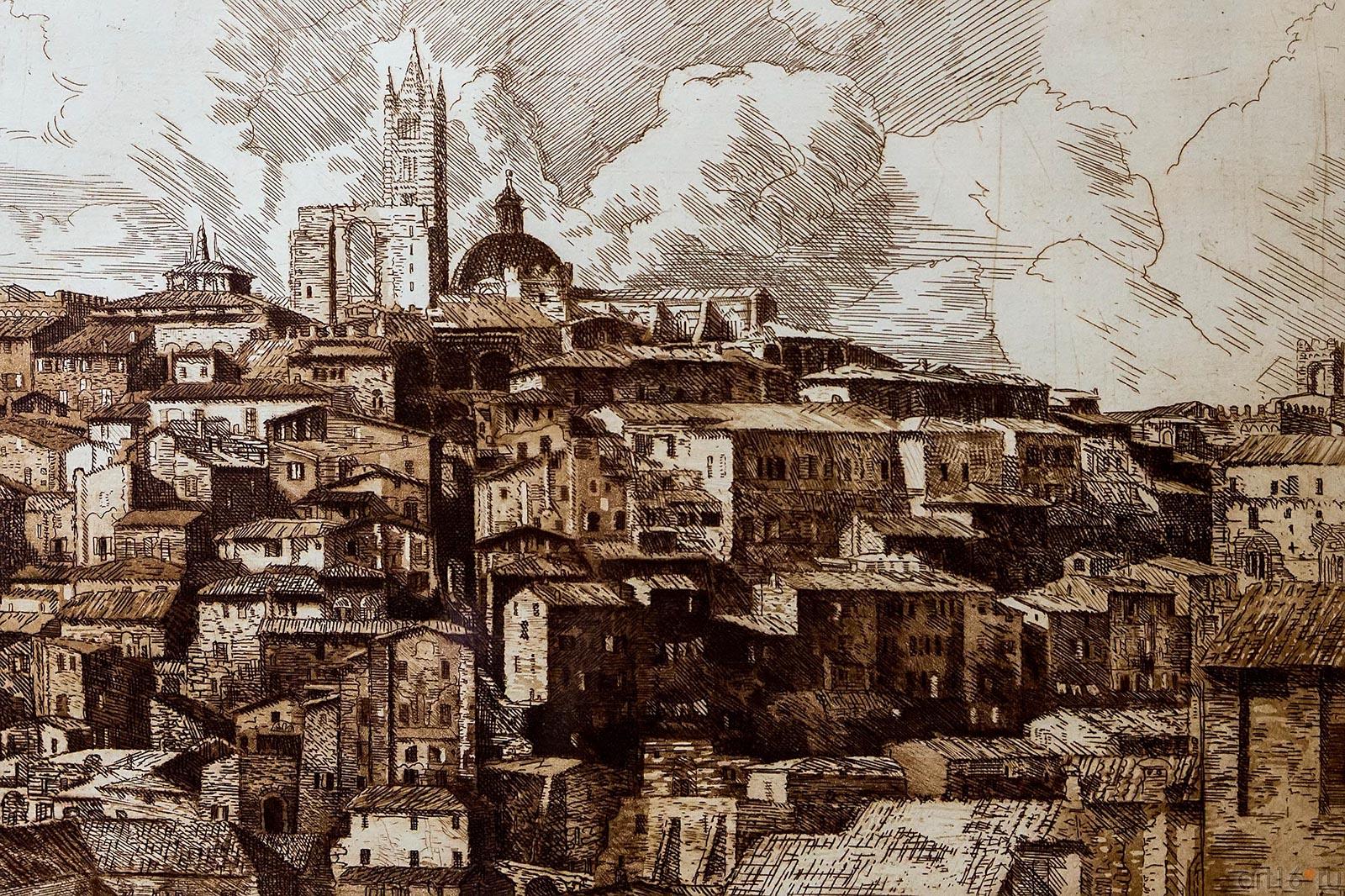 СИЕНА. Из серии «ПО ИТАЛИИ». 2009-2012 ::«Пространство офорта» Александра Суворова