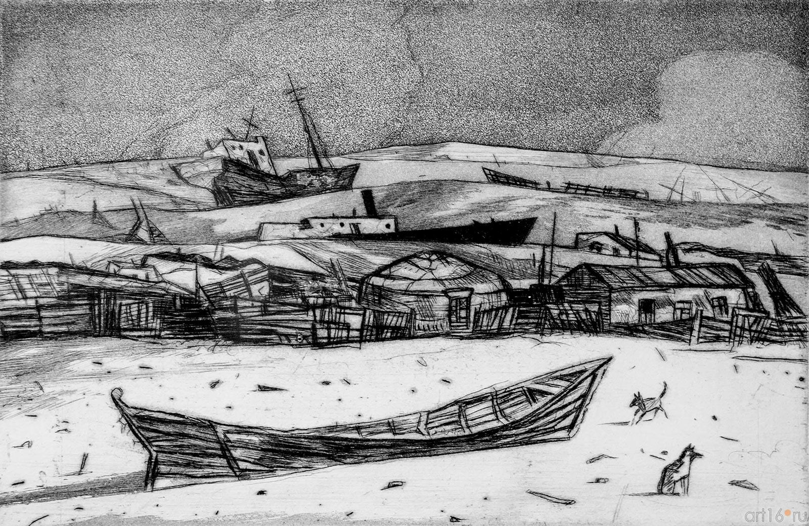 НА АРАЛЕ. ЖИЗНЬ В ПЕСКАХ. 1989-2004 ::«Пространство офорта» Александра Суворова