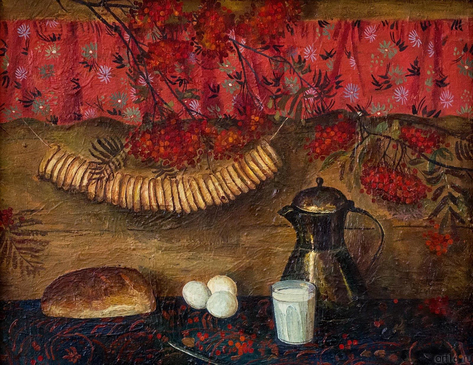 РЯБИНА. НАТЮРМОРТ. 1980 ::«Исповедь художника». Выставка памяти И. Зарипова