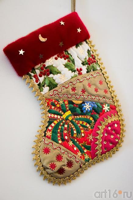 Рождественские сапожки::Н. Л. Кузнецова «Текстильный вернисаж»