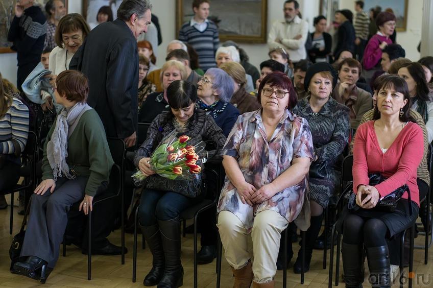 На открытии выставки Прокопьева А.Л., март 2013::Андрей Лаврентьевич Прокопьев. Выставка, посвященная 90-летию со дня рождения