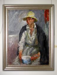 Татарин в белой шляпе. 1928. Урманче Б.И.