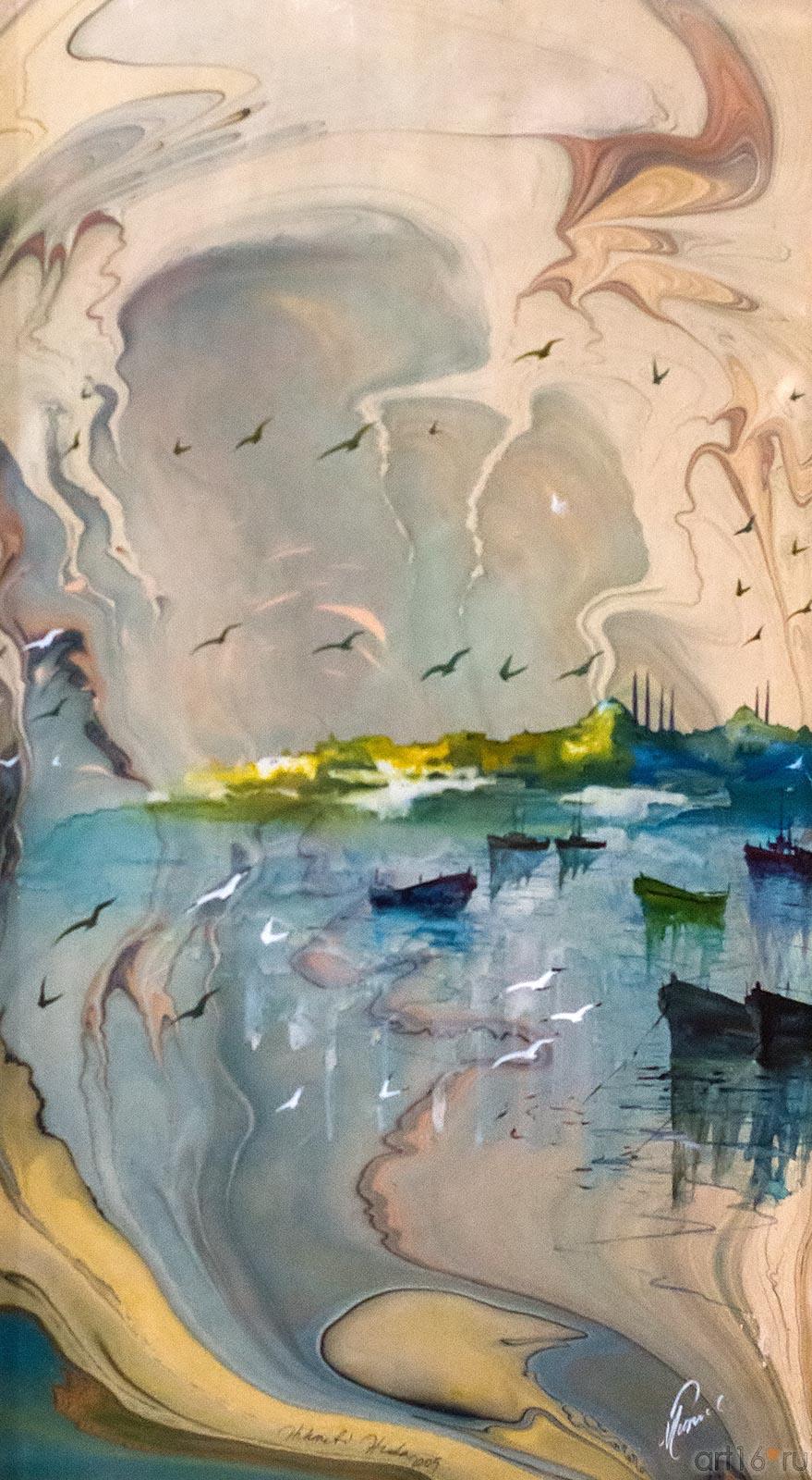 Эбру. Хикмет Барутчигиль::«Скрытая сокровищница. Классическое турецкое искусство»