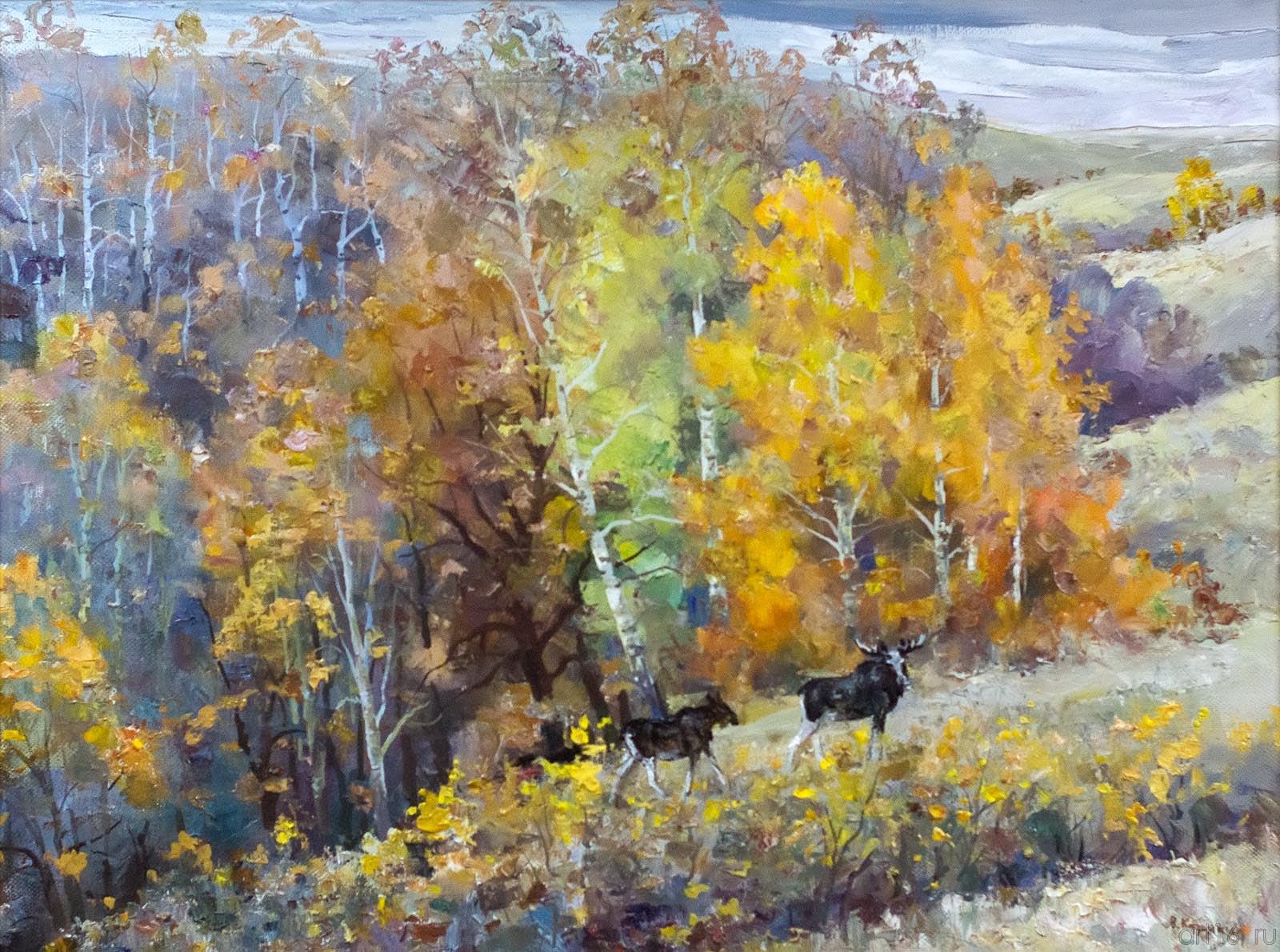 ОСЕНЬ НА р.МСТЕ. 2011, КАРЯКИН В.Т. 1938::Большая Волга - XI