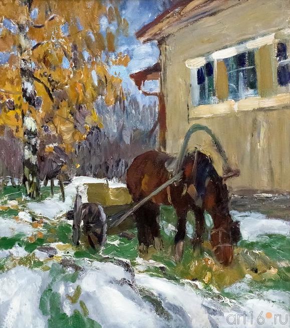 И.М. Варичев, На творческой даче выпал снег 1975::Выставка «Связь времен»
