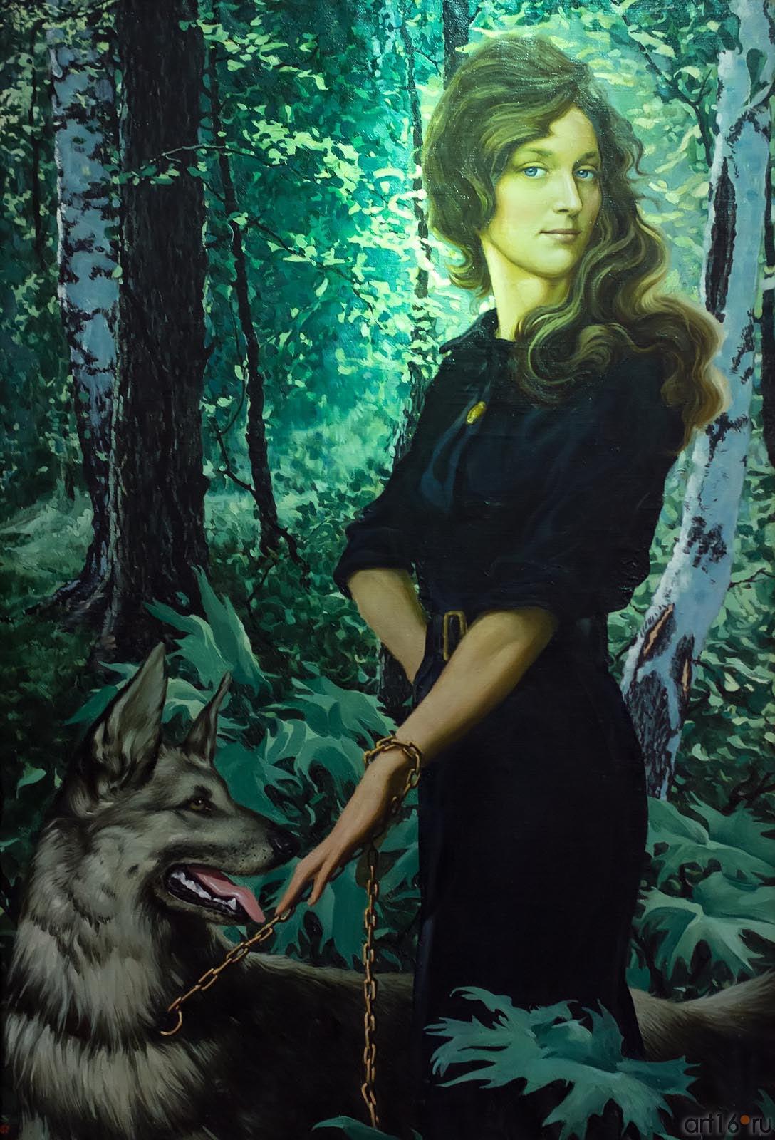 Портрет сестры Людмилы. 1967 г. Холст, масло::Открытие музея К.А.Васильева. 26 июня 2013 года, Казань