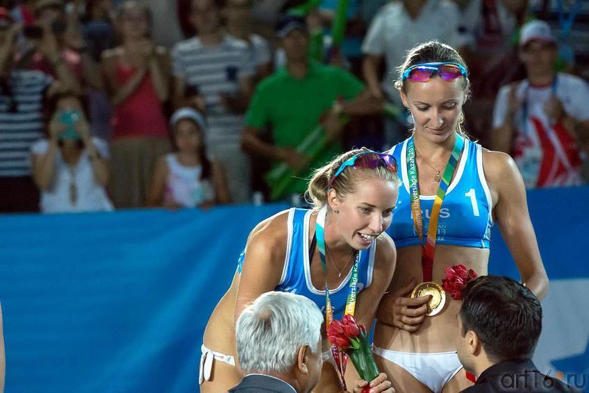::12.07.2013 Универсиада Казань. Женщины, пляжный волейбол - финал