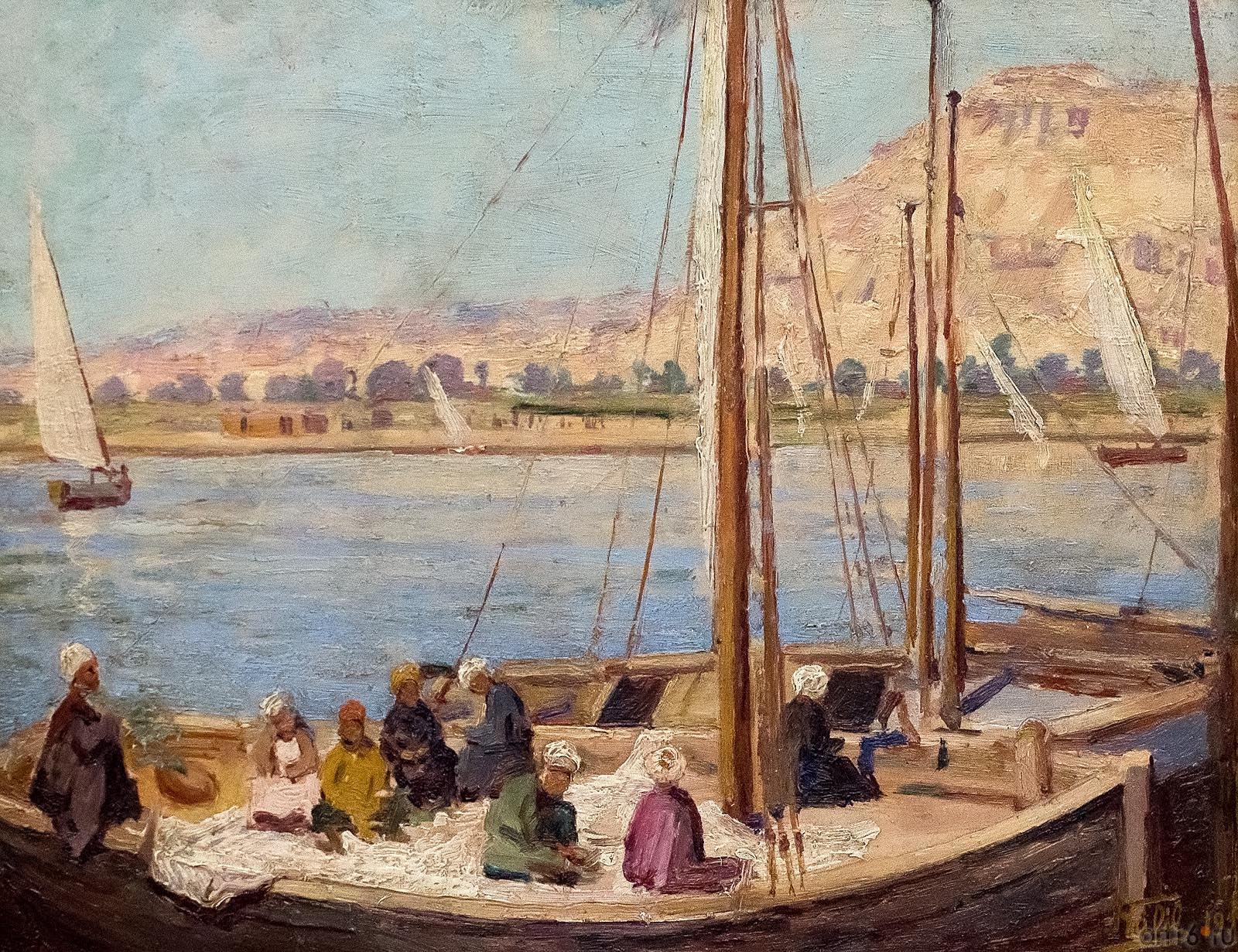 ХАЛИЛЬ ПАША. ПАРУСНИКИ В ЕГИПТЕ::Эстетический подход и творческое мышление в современной турецкой живописи