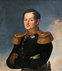  ПОРТРЕТ ГЕНЕРАЛ-МАЙОРА. НАЧАЛО 1830