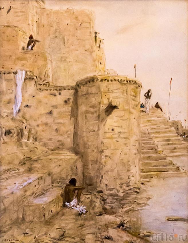 КРАСНЫЙ ФОРТ В АГРЕ ИЛИ ДВОРЕЦ ЭМИРА БОХАРА. 1898::Открытие выставки Мариуса Бауэра