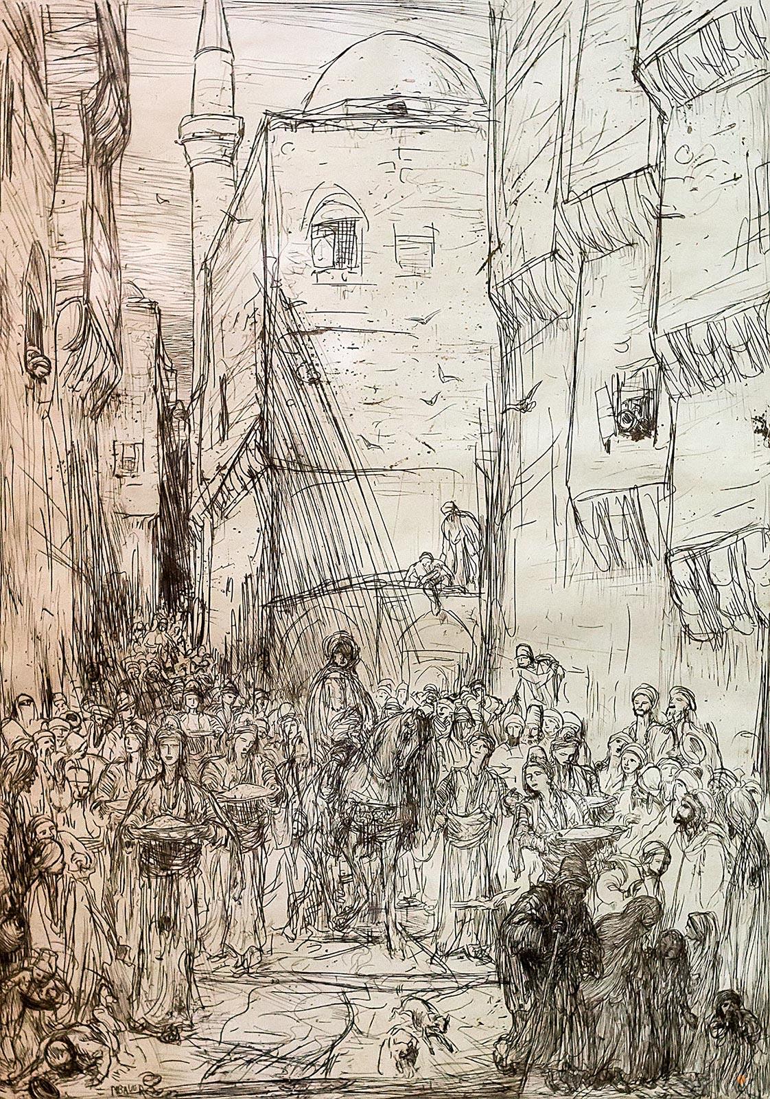 АЛАДДИН. 1893::Открытие выставки Мариуса Бауэра