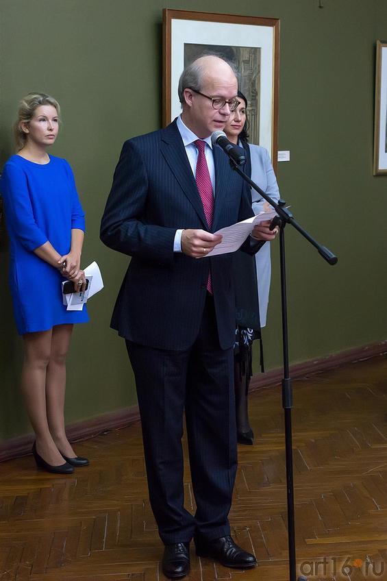 Тимен Каувенаар::Открытие выставки Мариуса Бауэра