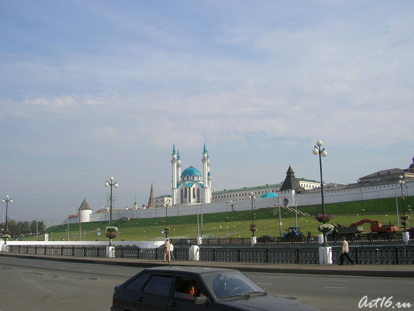 Вид на Казанский Кремль со стороны Булака::Прогулки по Кремлю