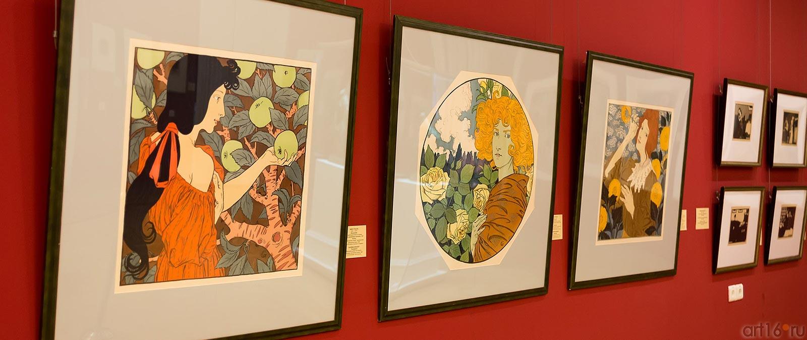 ЭЖЕН ГРАССЕ 1841 - 1917 Искушение Декоративное панно из серии «Десять декоративных эстампов». 1897::Выставка «Французские импрессионисты и их эпоха» из собрания Государственного Эрмитажа