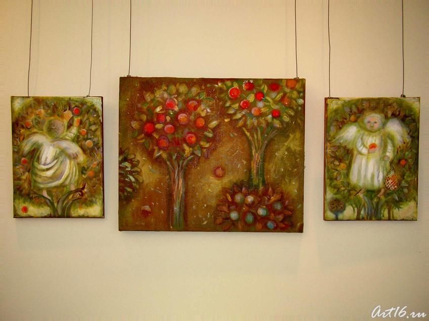 Ермолина Елена «Райский сад» триптих 2007::«С Рождеством и Новым годом!»