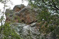 Диабазовые скалы в Воронцовском парке