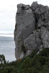 Голова горы Кошка ( смотрит на море)