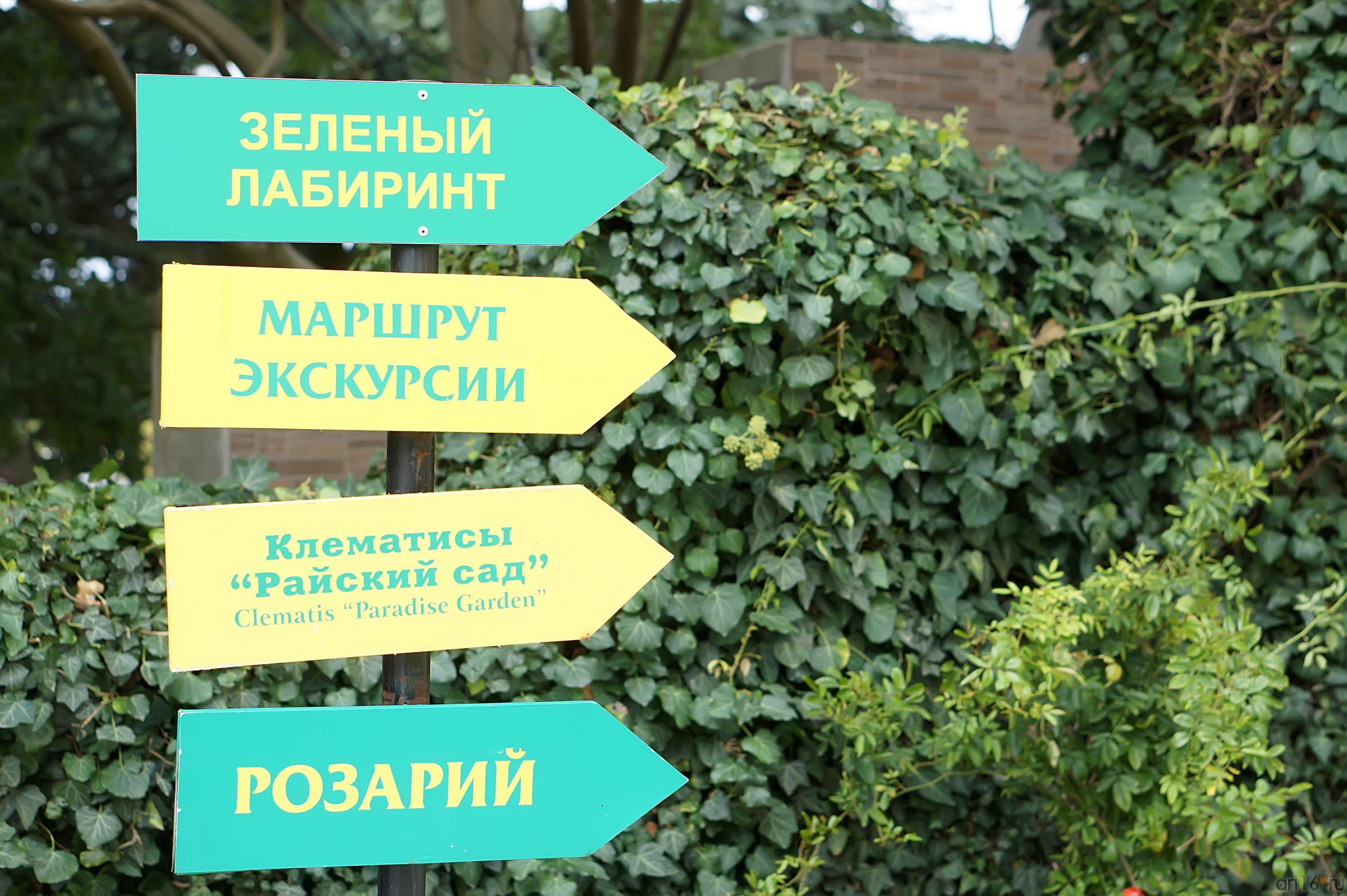 Указатели Никитского ботанического сада::Никитский ботанический сад