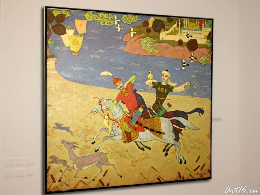 Ханская охота. 1991::Выставка Рифката Вахитова