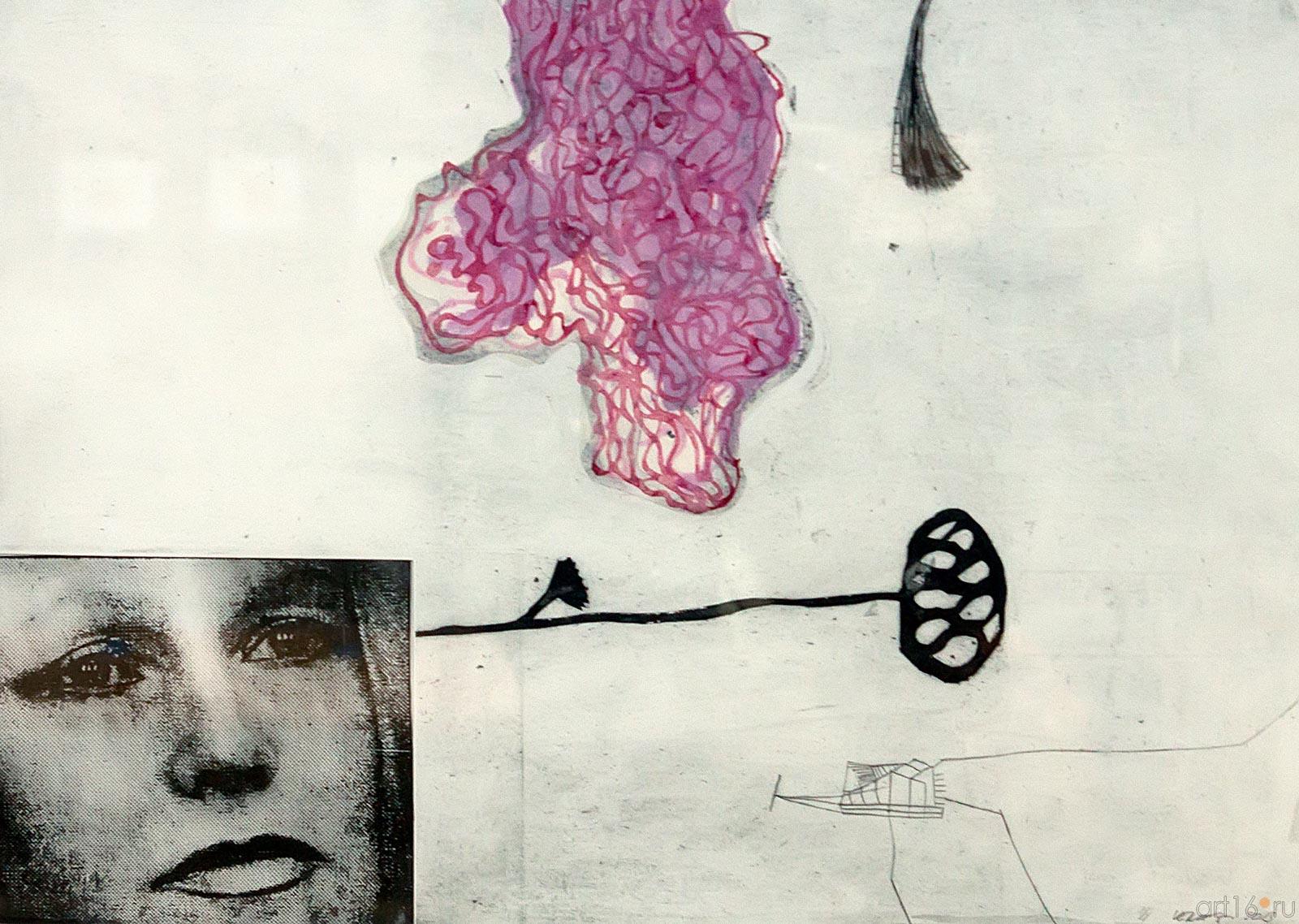 ВЕРА УЛЬСОН / VERA OHLSSON. 1948 111 нения, Мальмё ТЕМ ВРЕМЕНЕМ 1 / UNDER TIDEN 1. 2013 Бумага, коллография и фотополимер::2-я биеннале печатной графики