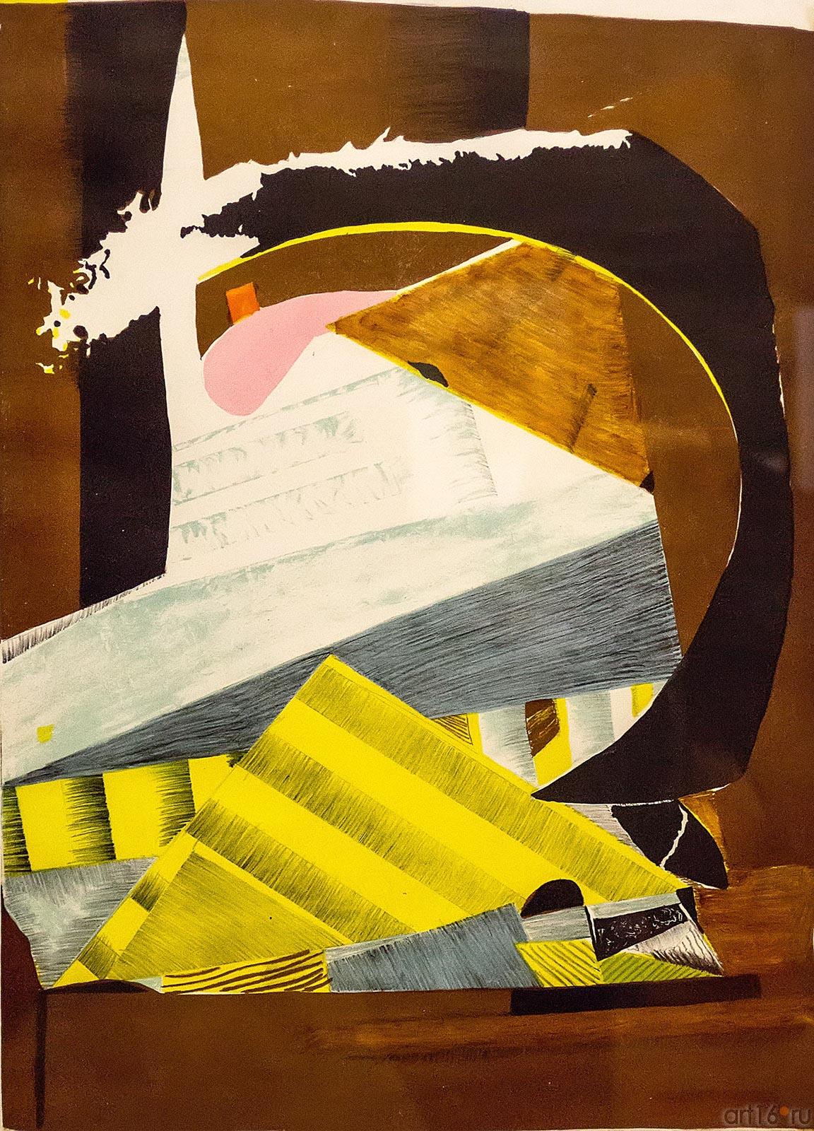 ДАНИЛЕНКО ВАЛЕНТИН НИКОЛАЕВИЧ. 1953 Латвия, Рига ХРАМ ДЛЯ АТЕИСТА. 2012 Бумага, цветная литография::2-я биеннале печатной графики