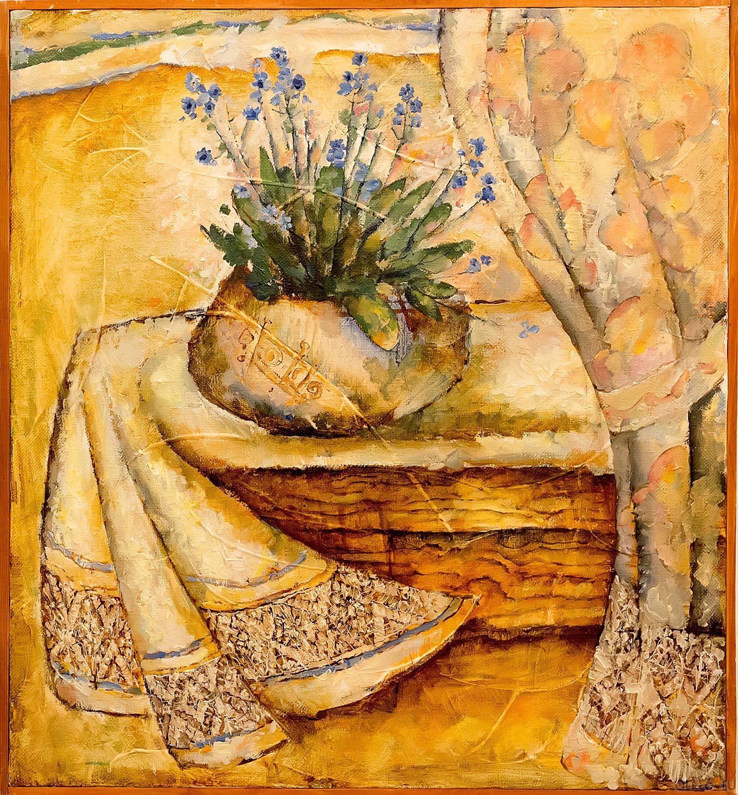 Саляхов Рабис Магалимович (1958 г.р.) ʺПятницаʺ 65x60 холст; масло::Галерея "Артэко". Выставка группы "Тамга"