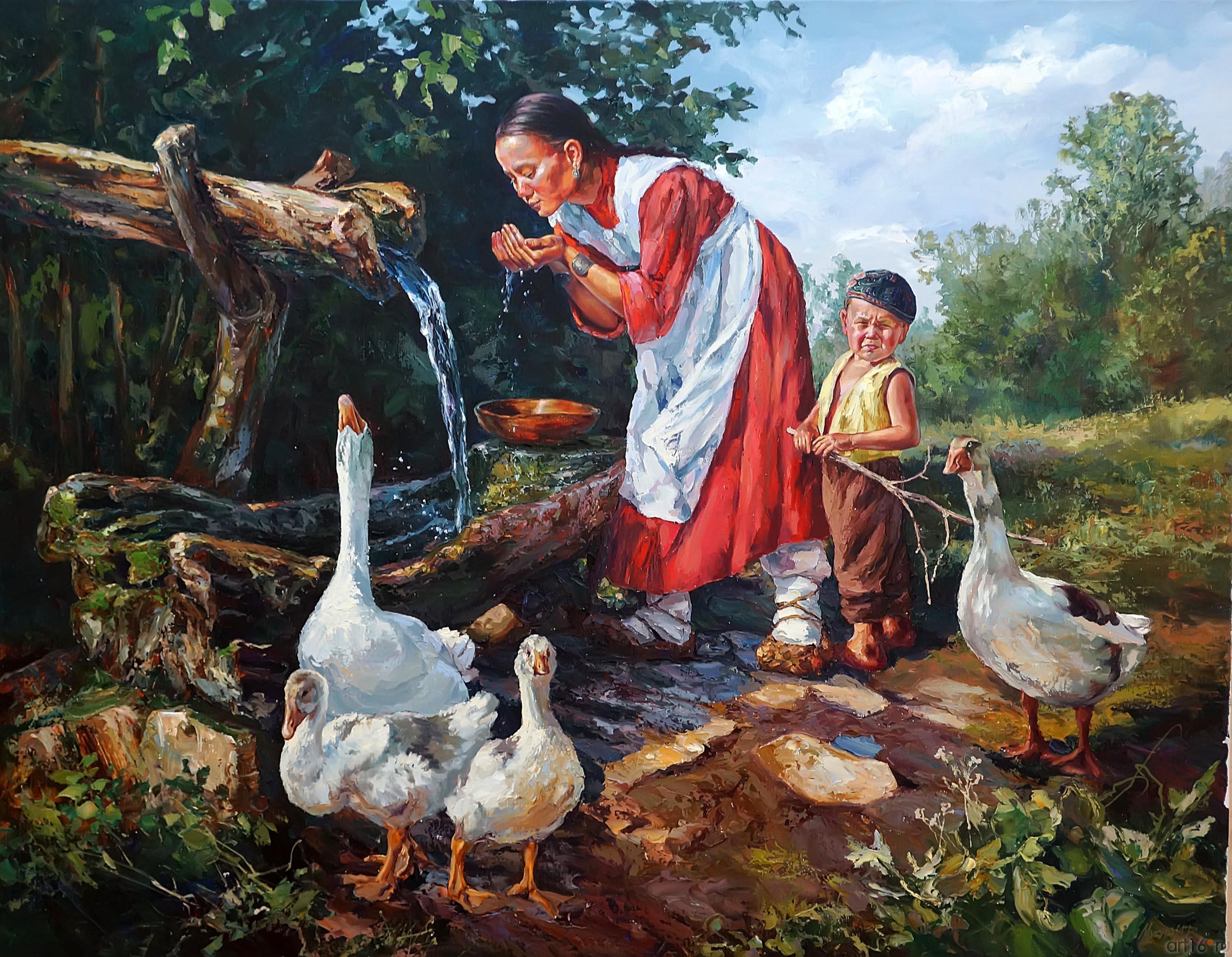 Родник. И.Мусин::Ирик Мусин. Выставка в редакции газеты «Шахри Казан»