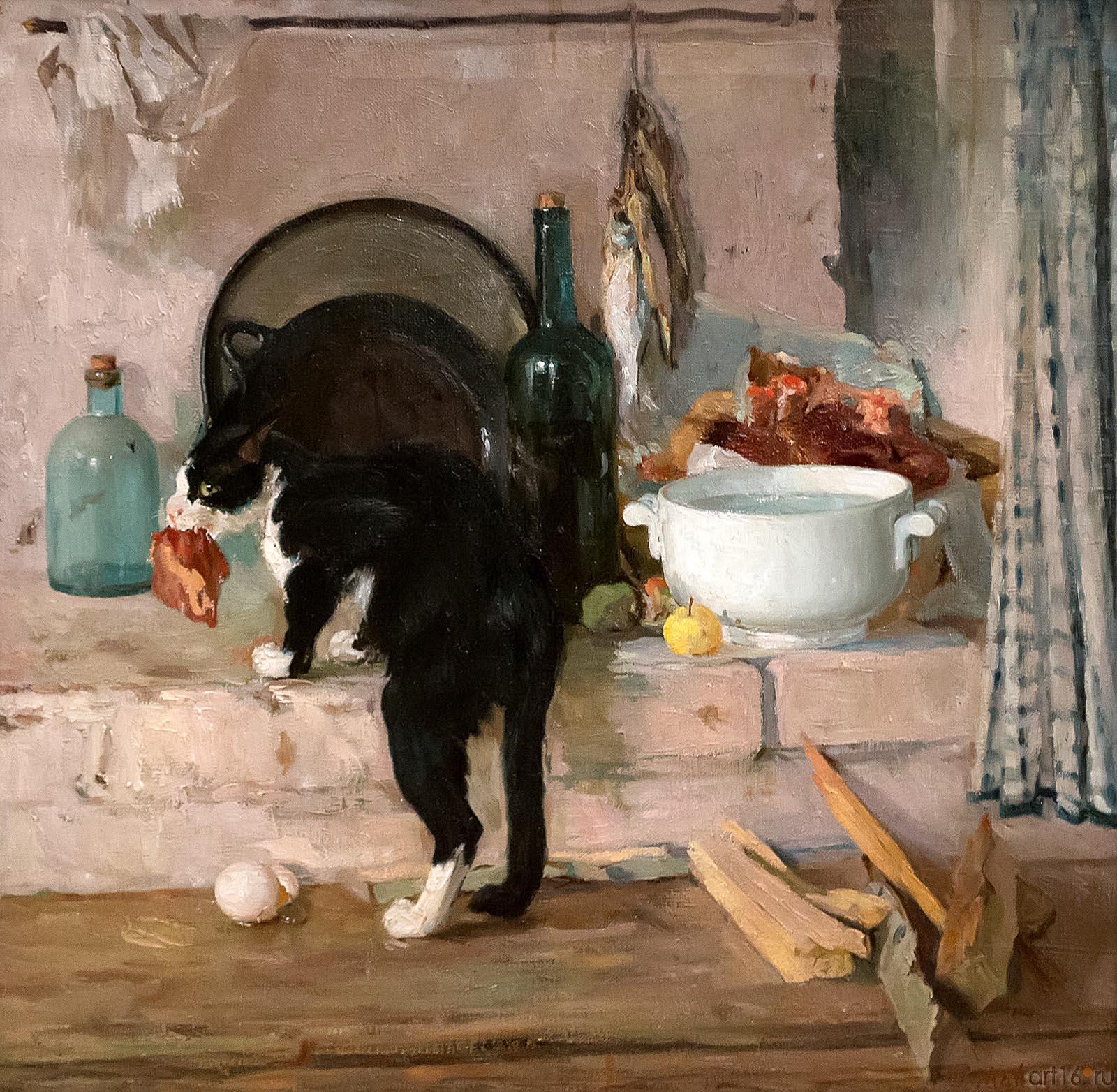 МАЙОРОВ Б.И. 1931-1991 БЛУДНЯ 1954 Холст, масло::«Реалистическое искусство России и Татарстана»