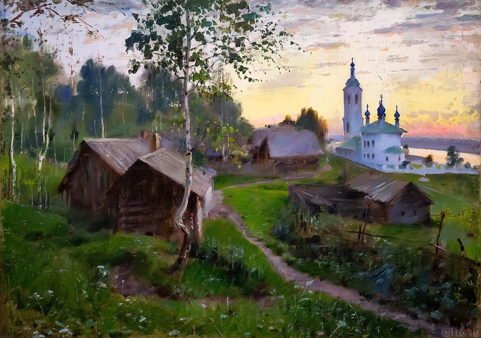 БЕНЬКОВ П.П. 1879 - 1949 ЗОЛОТОЙ ПЛЕС. 1914 Холст, масло::Казанская художественная школа