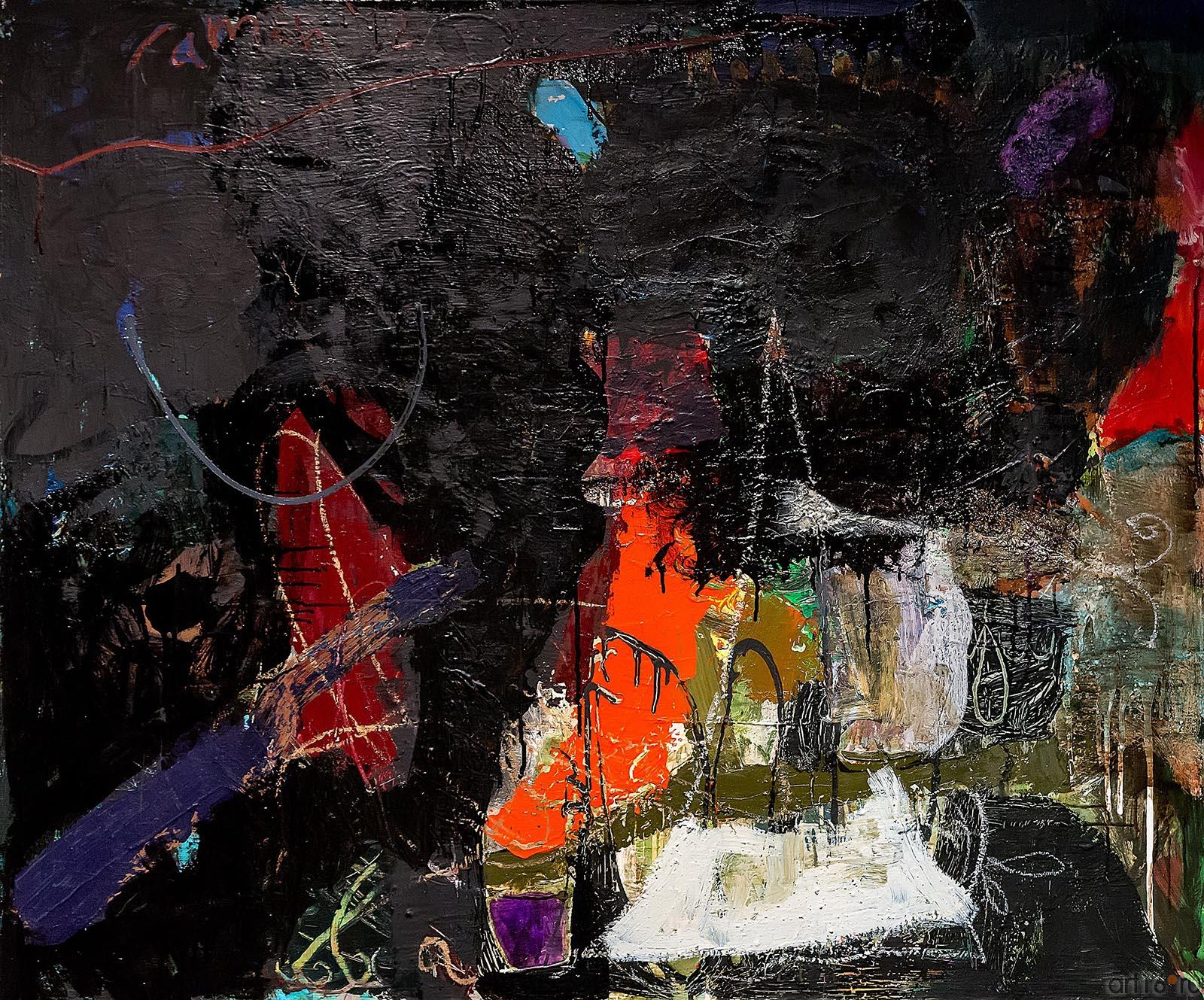 Рамин Нафиков «Ночь»::Оптические переживания. Выставка абстрактного искусства в ЦСИ «Смена»