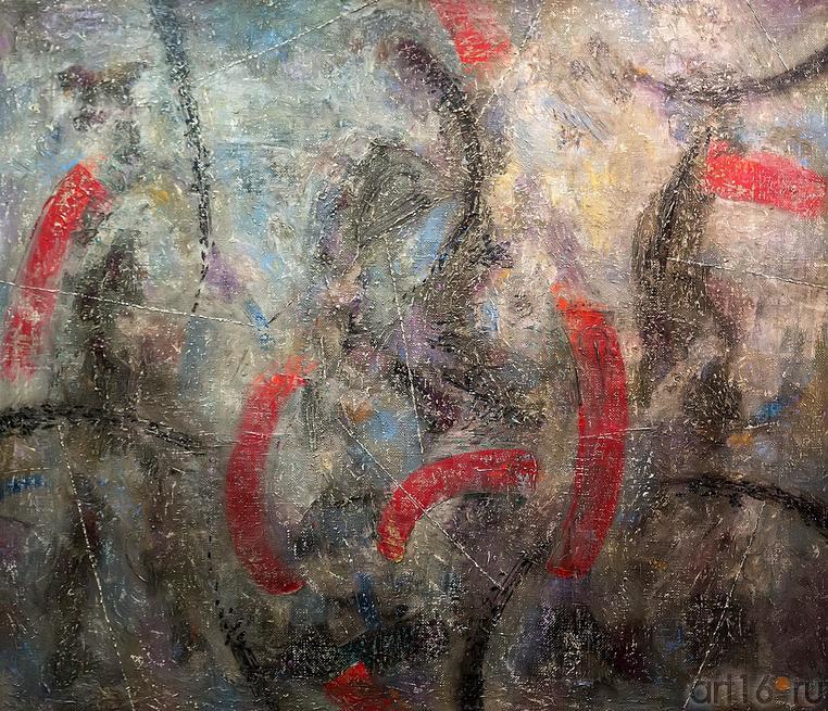 Ильгизар Хасанов «Победитель»::Оптические переживания. Выставка абстрактного искусства в ЦСИ «Смена»