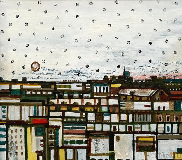 Лена Грызунова «Зима»::Оптические переживания. Выставка абстрактного искусства в ЦСИ «Смена»