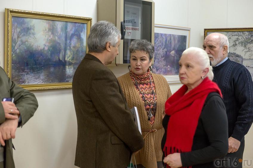 На открытии выставки Суюрова Ф. А.::Суюров Фарид Абдрахманович. Открытие персональной выставки 30 января 2014
