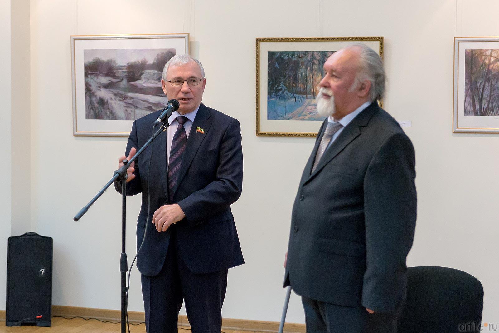 Разиль Исмагилович Валеев, Фарид Абдрахманович Суюров::Суюров Фарид Абдрахманович. Открытие персональной выставки 30 января 2014