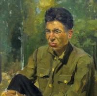Солдат. 1940-е. Ф. Аминов