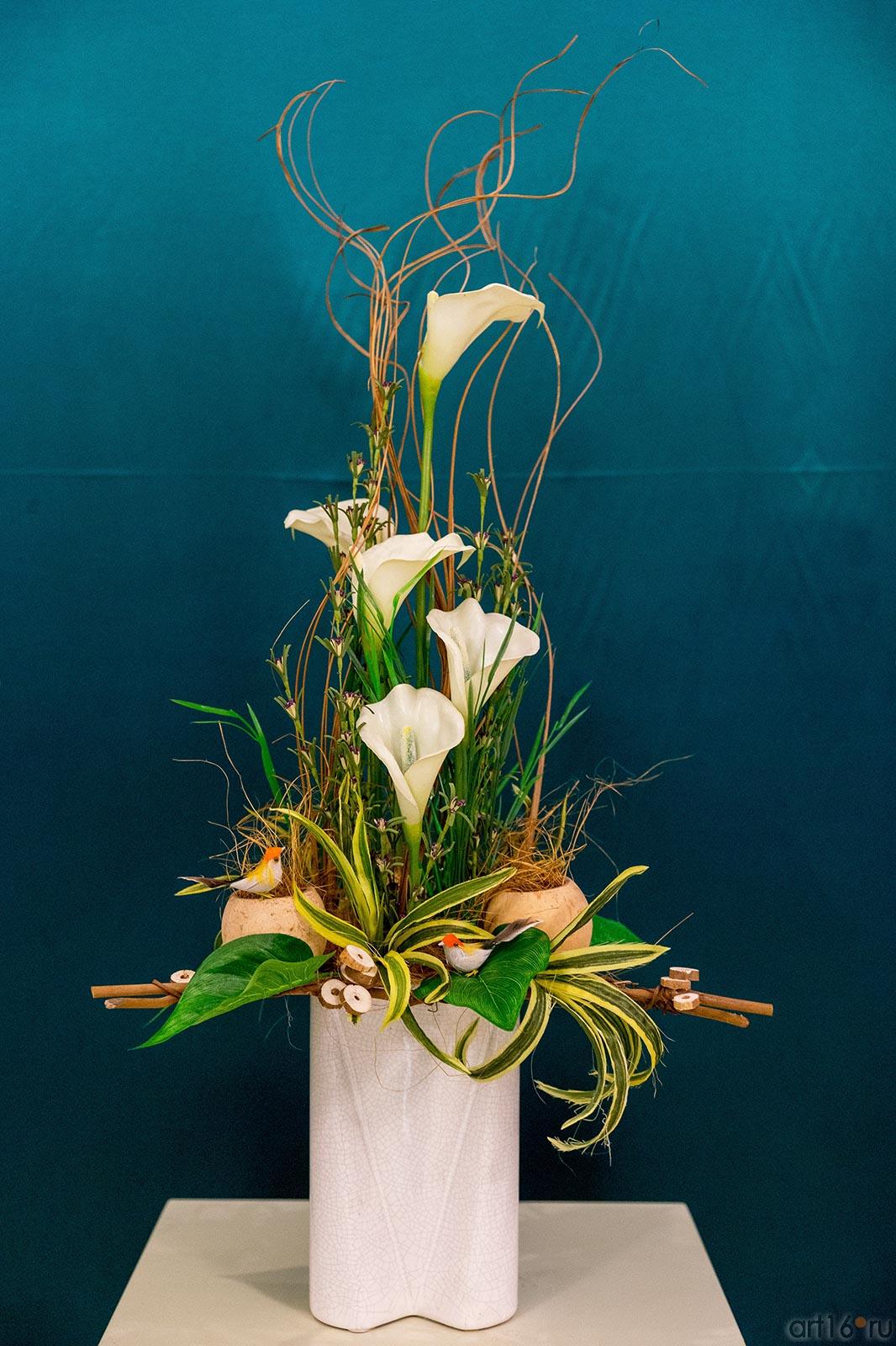 «В низовьях Нила» 2014::Выставка цветов ко Дню святого Валентина в центре Эрмитаж-Казань