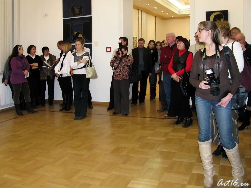 На открытии выставки ТГ «Чингисхан»::Творческое объединение "Чингисхан"