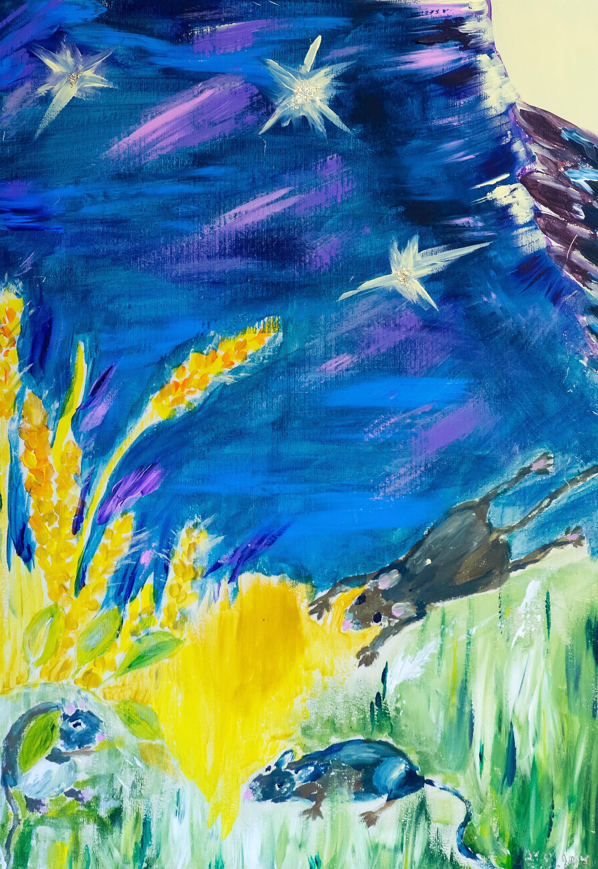 Дневные сны и бдения ночные (левая часть триптиха) 2014. Сунгатова Елена::Мои картины