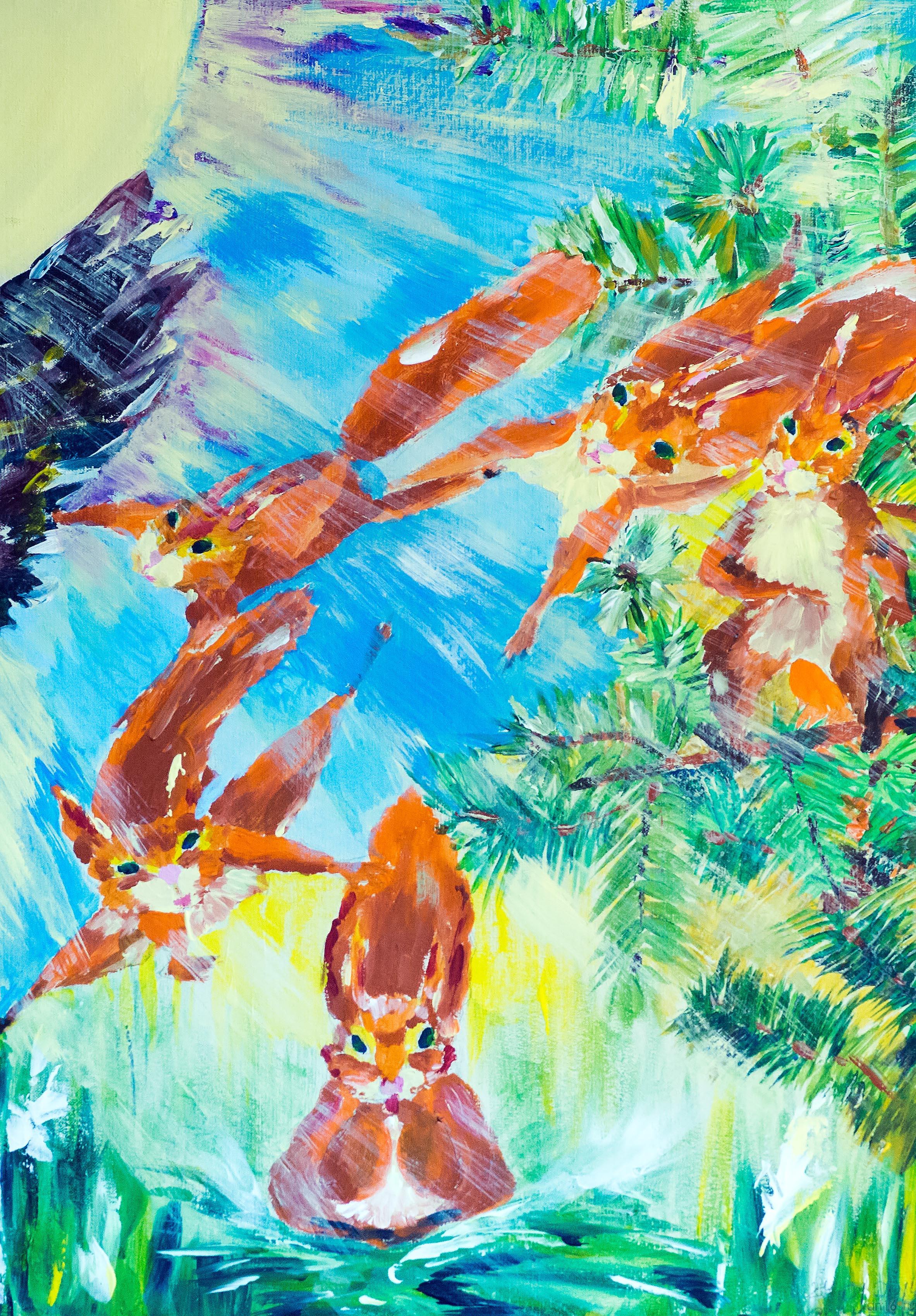 Дневные сны и бдения ночные (правая часть триптиха) 2014. Сунгатова Елена::Мои картины