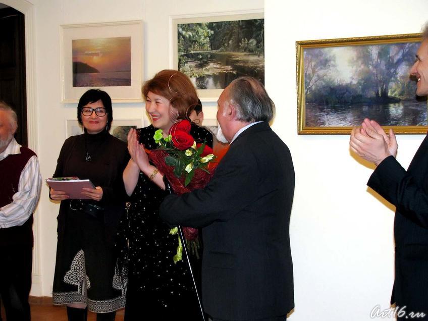 Зиля Валеева поздравляет юбиляра::Фарид Абдрахманович Суюров