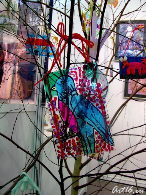 Роспись по стеклу::«Эрмитаж-Казань» на АРТ— галерее. Казань—2009